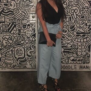 Powder Blue High Waisted Pants